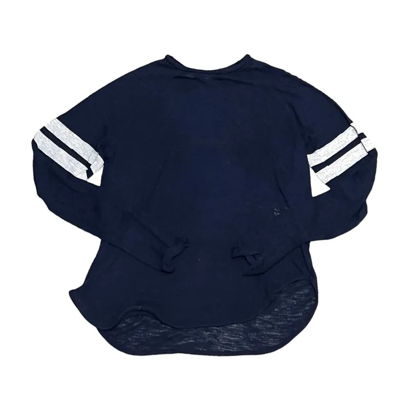 Pull & Bear Vintage Casual Sweater Wanita white navy photo 1