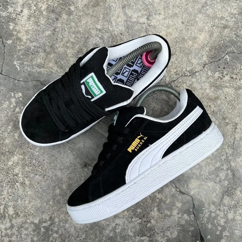 Puma Streetwear Sneakers Wanita white black photo 1