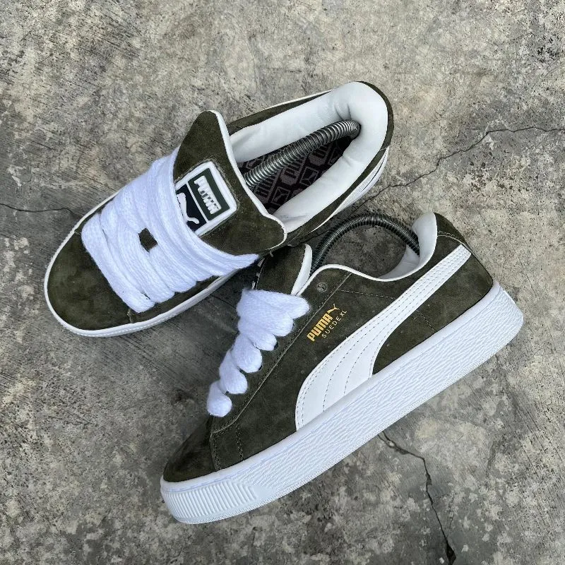 Puma Streetwear Sneakers Wanita green photo 1