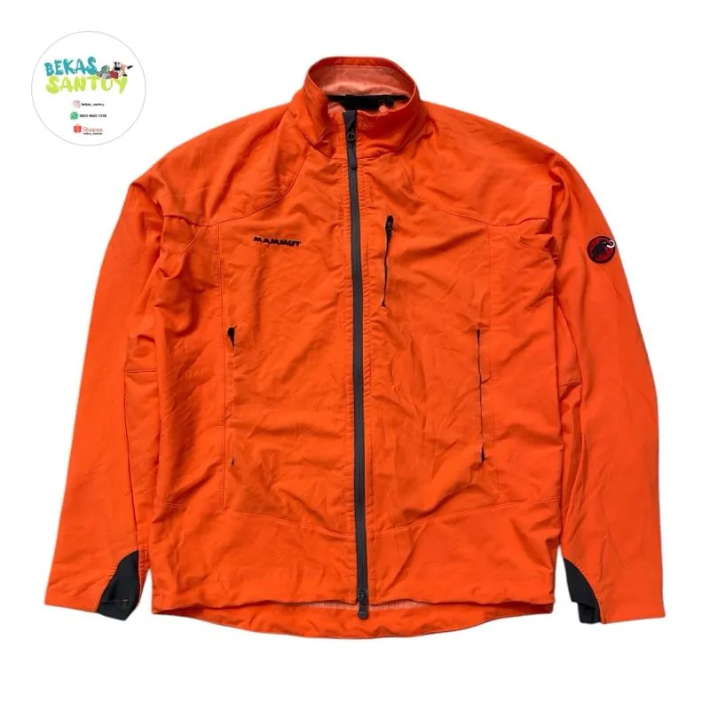 Mammut Streetwear Gorpcore Track jacket Pria orange photo 1