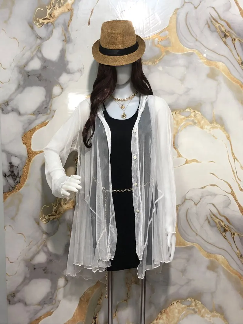 Casual Gilet Wanita white photo 1