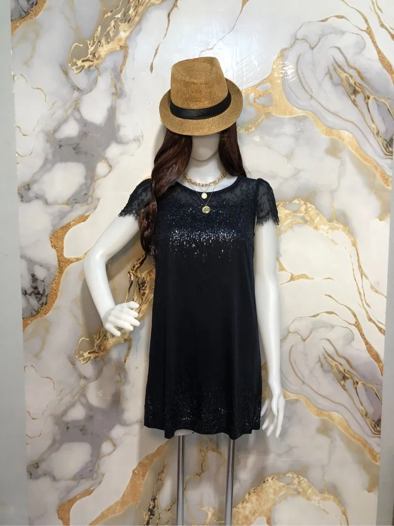 Luxury Minimalist Evening dress Wanita navy photo 1