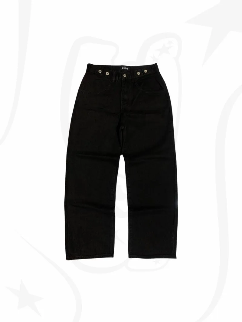Streetwear Grunge Jeans Pria black photo 1