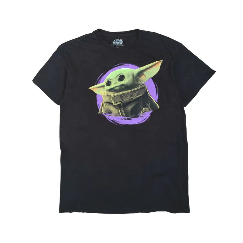 Vintage Casual T-shirt Pria purple black photo 1