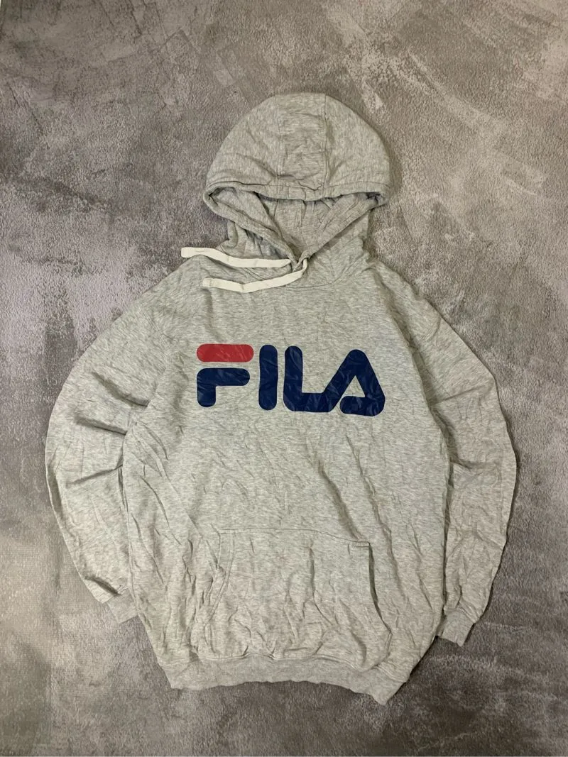 Fila Vintage Hoody Pria gray photo 1