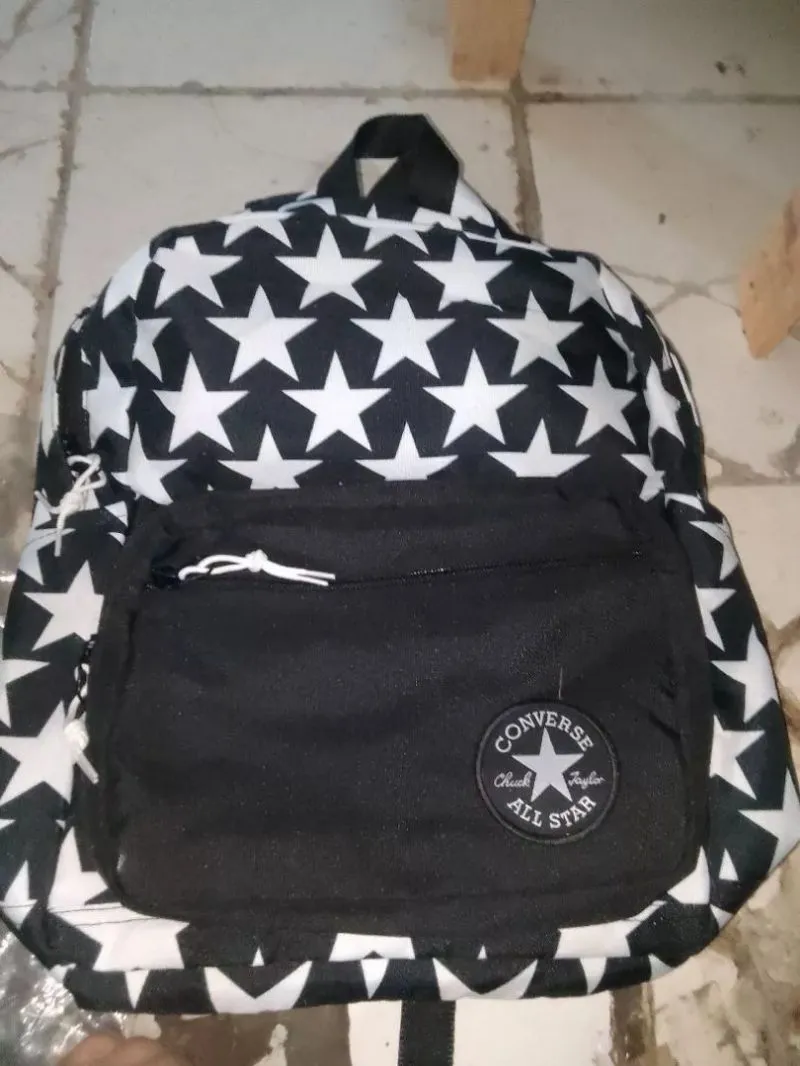 Converse Casual Batik Backpack Wanita pink black photo 1