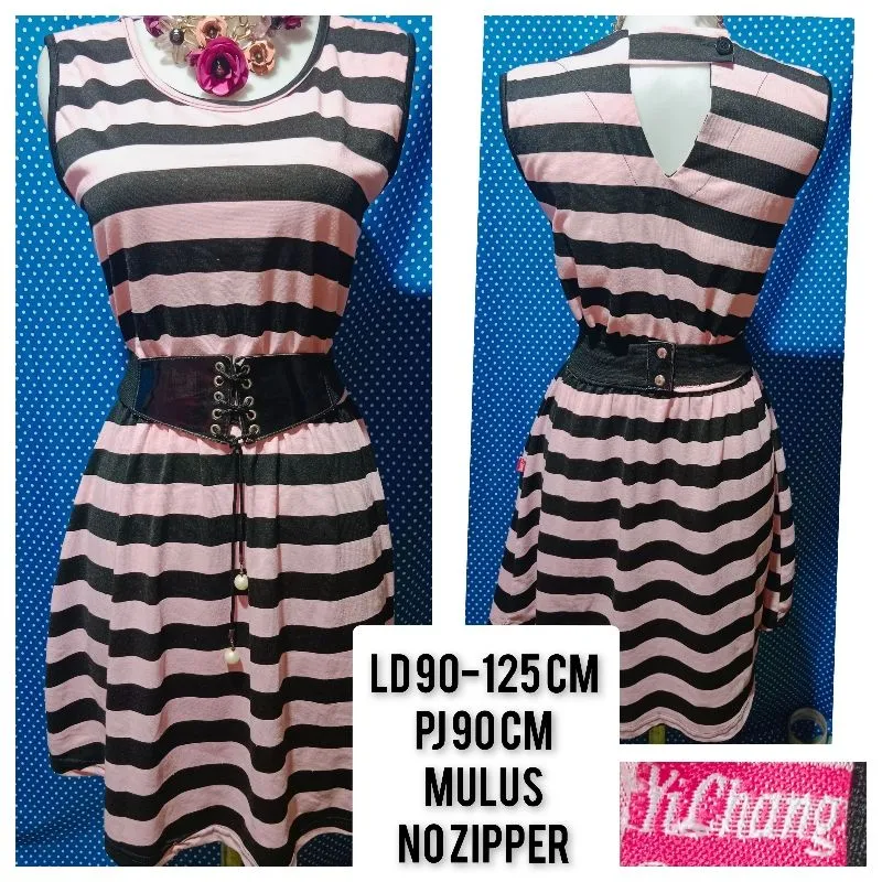Casual Shirt dress Wanita pink photo 1