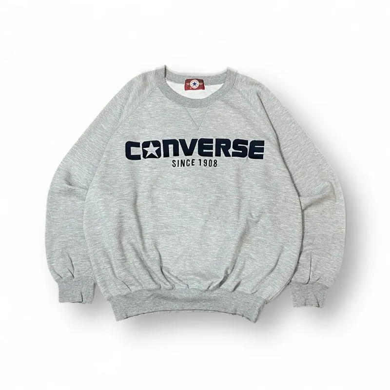 Converse Streetwear Y2K Sweater Pria gray photo 1