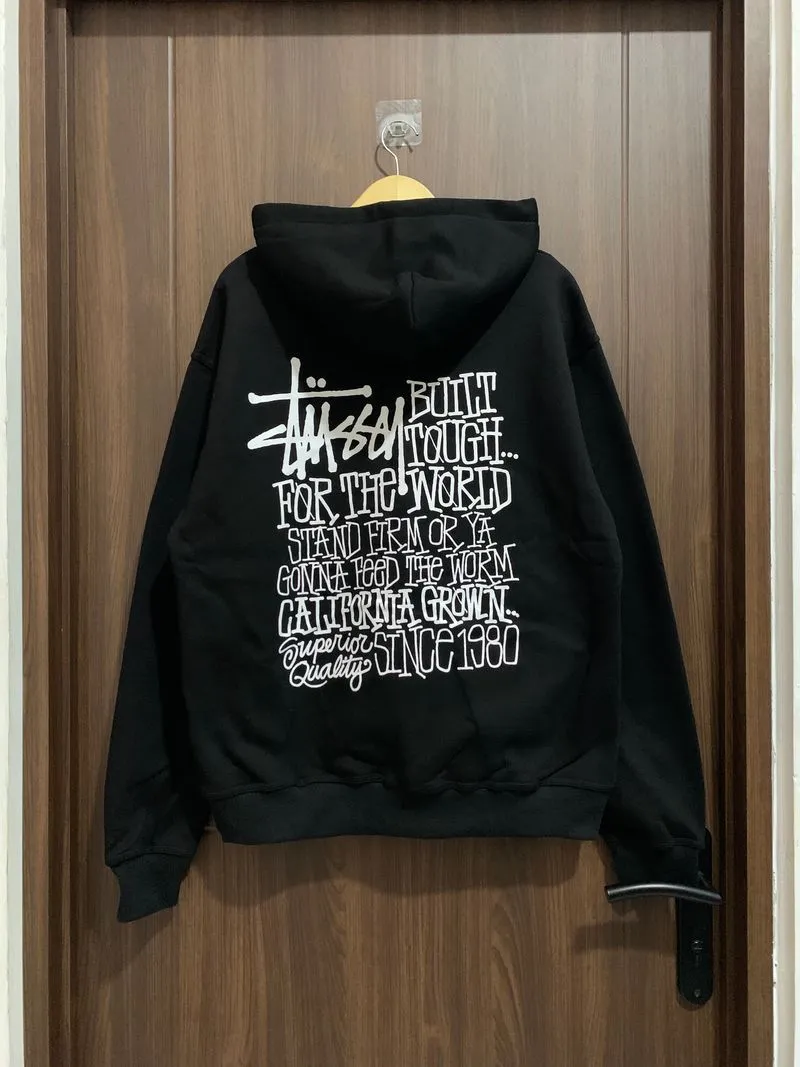 Stussy Streetwear Skater Hoody Pria black photo 1