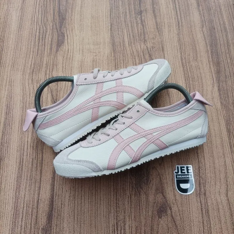 Onitsuka Tiger Casual Sneakers Wanita white pink photo 1