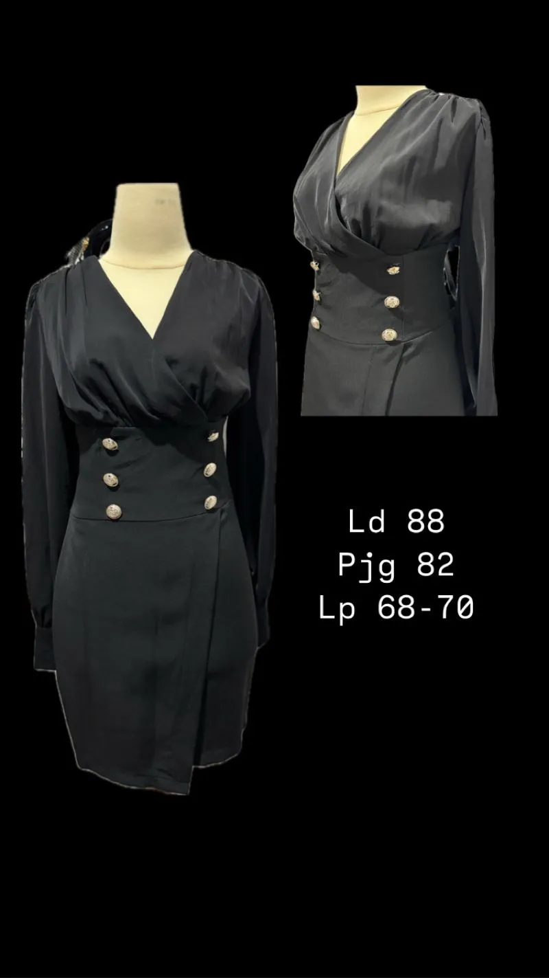 Vintage Prom dress Wanita black photo 1