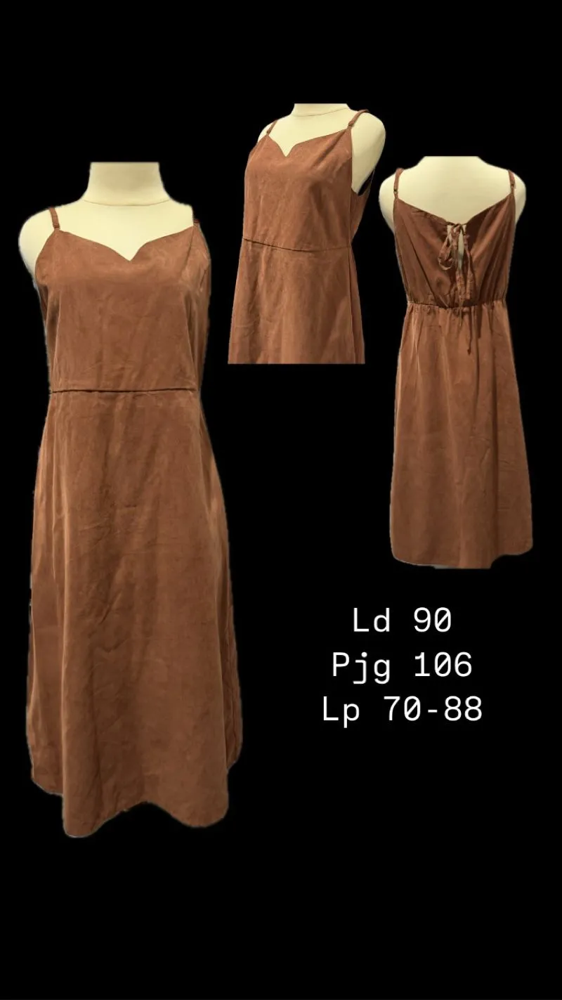 Earth, Music & Ecology Minimalist Going out dress Wanita brown photo 1