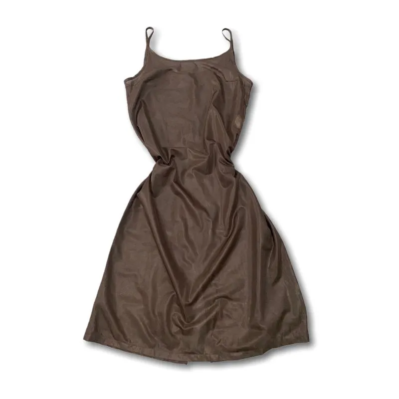 Japanese brand Coquette Casual Midi dress Wanita brown photo 1