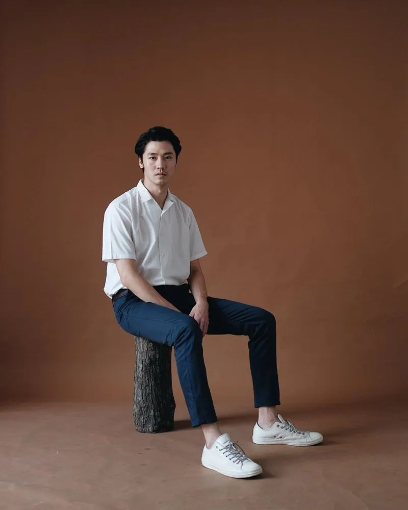 Casual Pria tan gray photo 1
