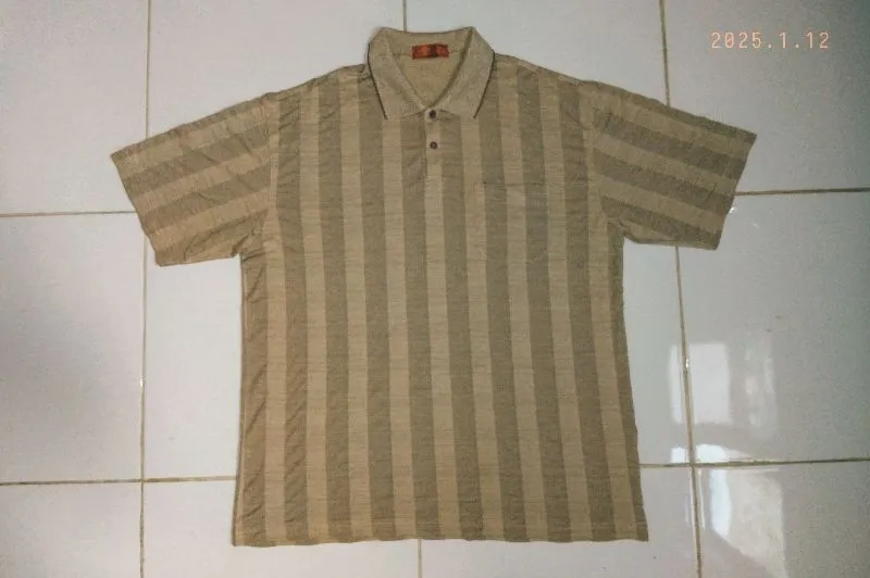 Vintage Casual T-shirt Pria brown photo 1