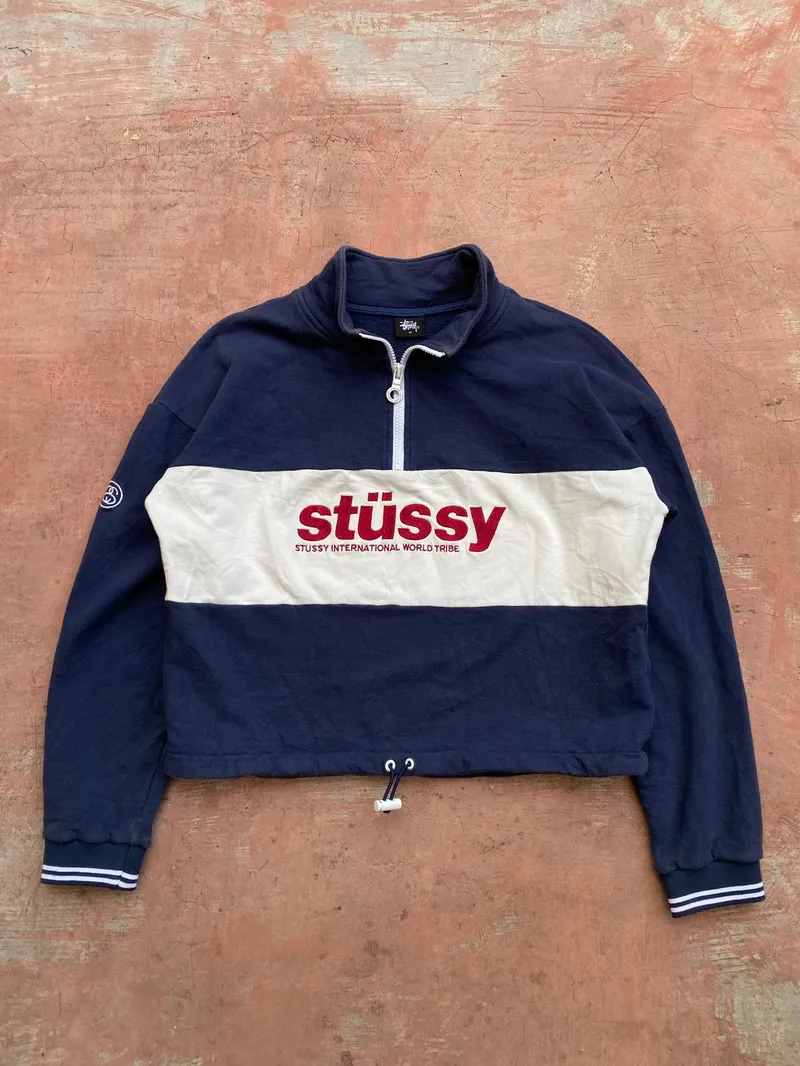 Stussy crop jacket Sz 12 | photo 1