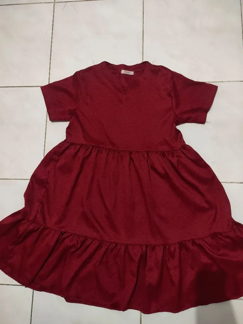 Casual Going out dress Wanita red photo 1
