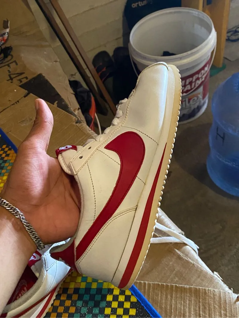 Nike Streetwear Y2K Sneakers Pria white red photo 1