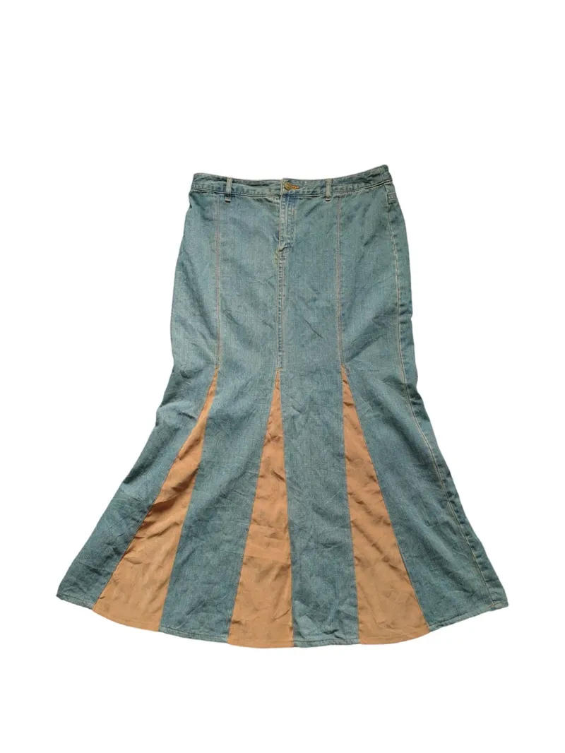 2000s Maxi denim skirt, Christina Aguilera photo 1