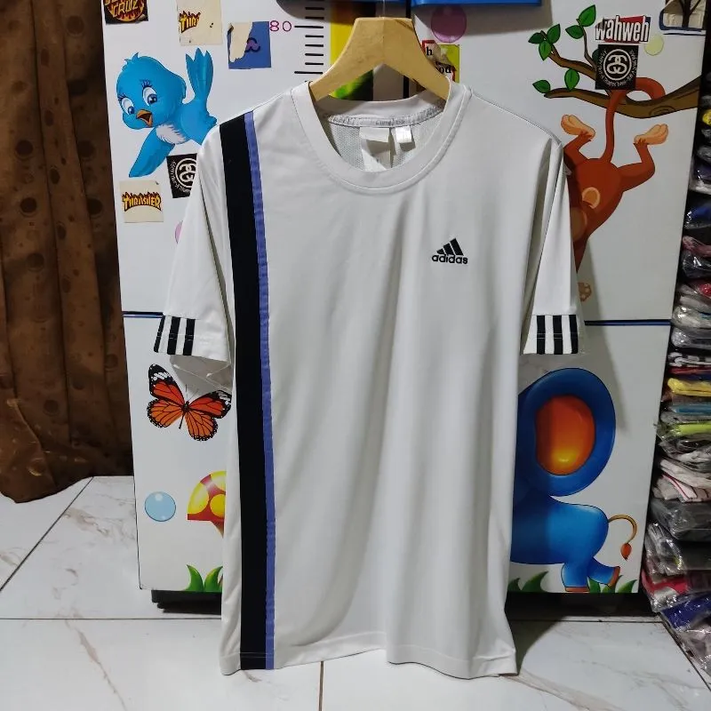 Adidas Sportswear T-shirt Pria white photo 1