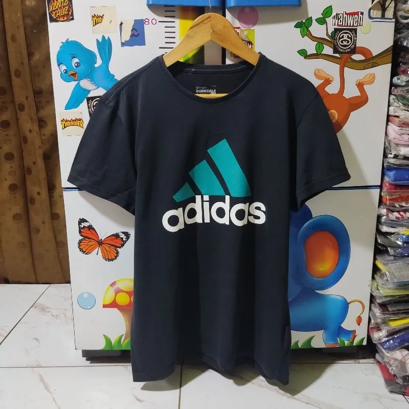 Adidas Sportswear Casual T-shirt Pria black photo 1