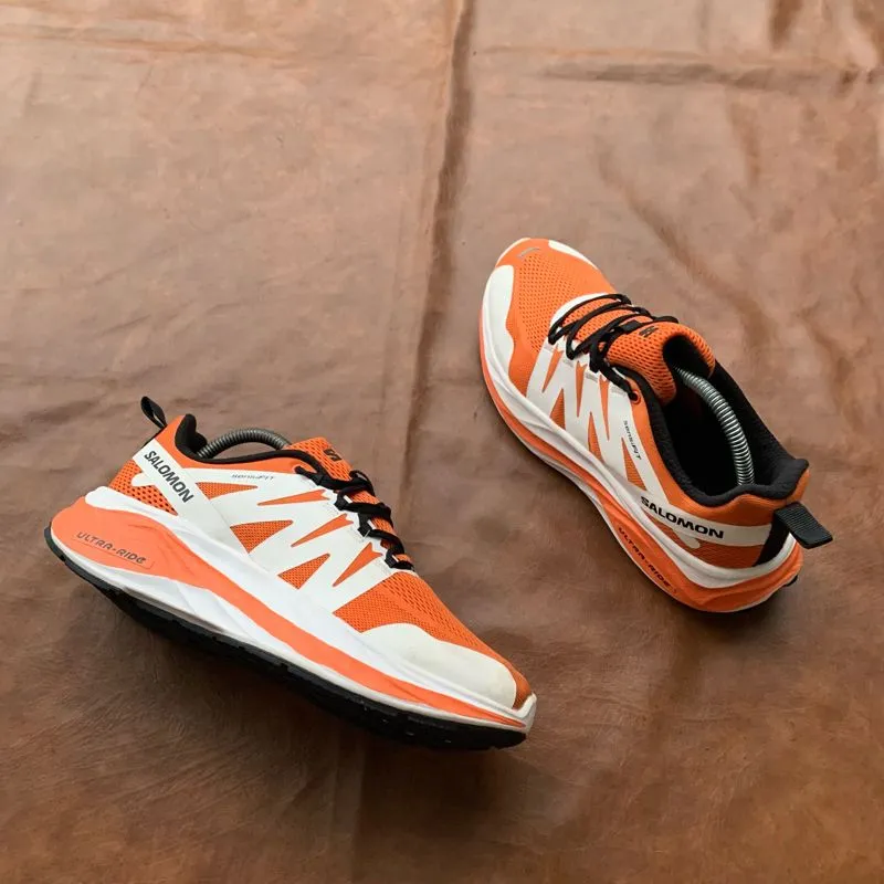 Salomon Sportswear Sneakers Pria white orange photo 1