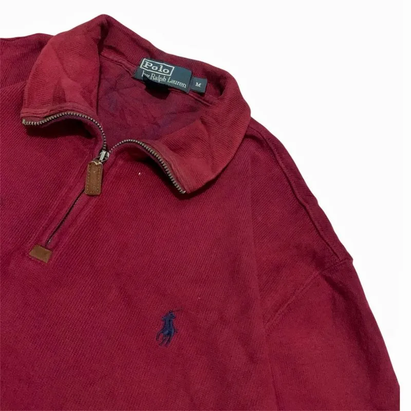 Polo Ralph Lauren Luxury Casual Harrington jacket Pria burgundy photo 1