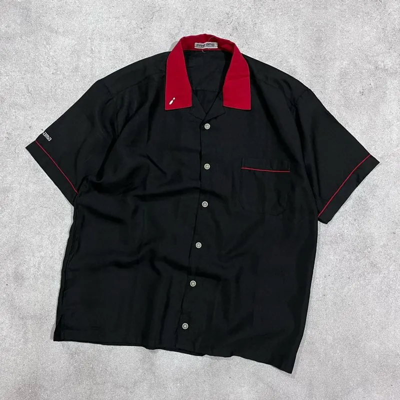 Y2K Casual Casual shirt Pria black photo 1