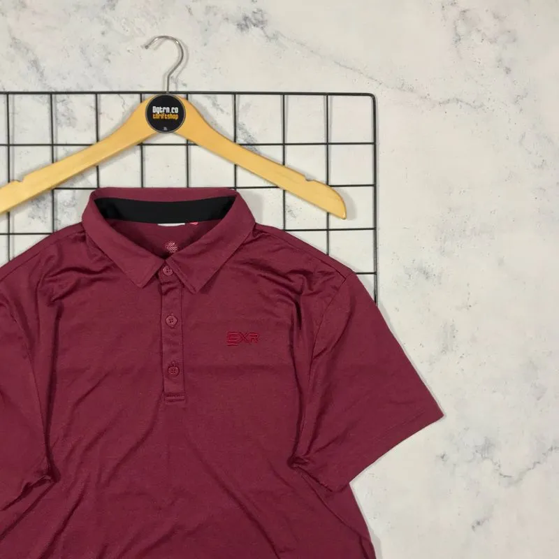 EXR Sportswear Polo shirt Pria burgundy photo 1