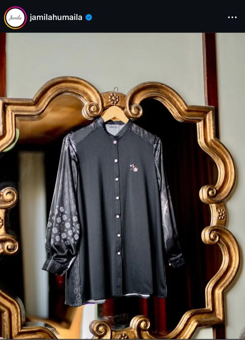 Casual Blouse Wanita black photo 1