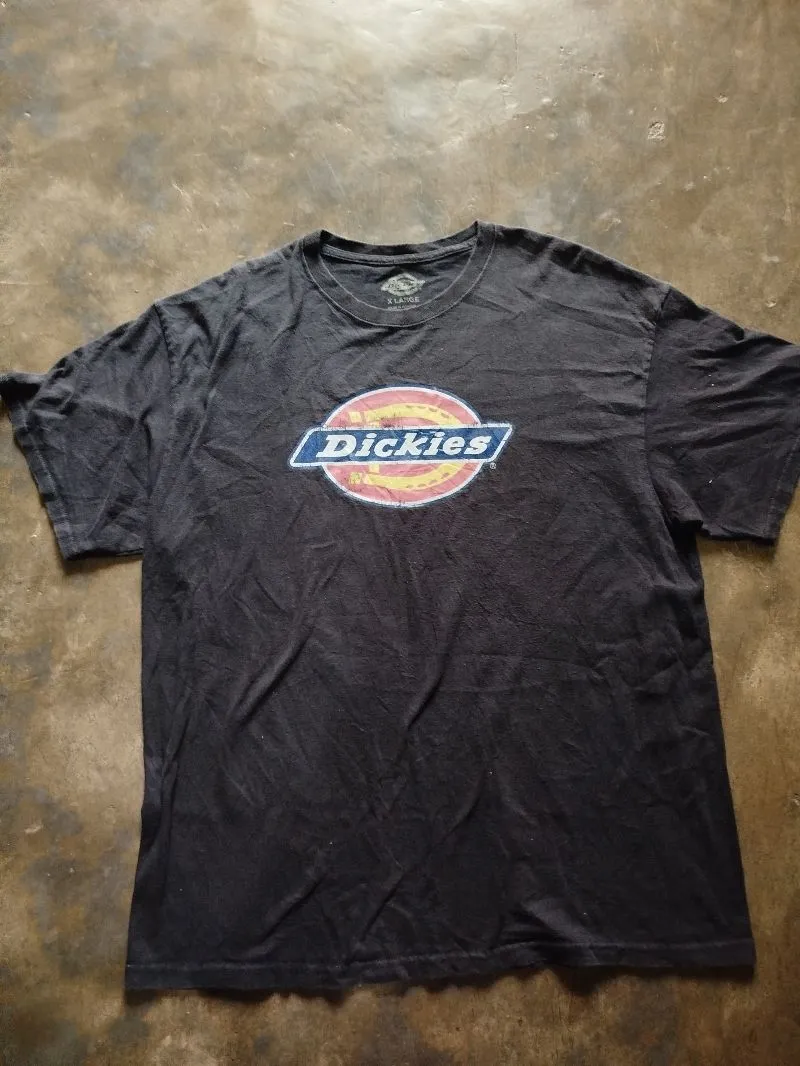 Dickies Vintage Skater T-shirt Pria white black photo 1