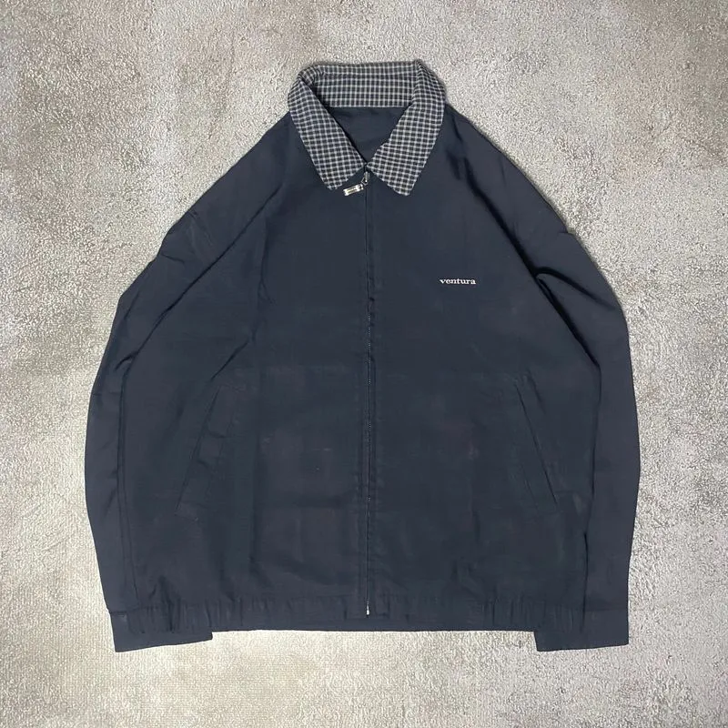 Ventura Minimalist Harrington jacket Pria black photo 1