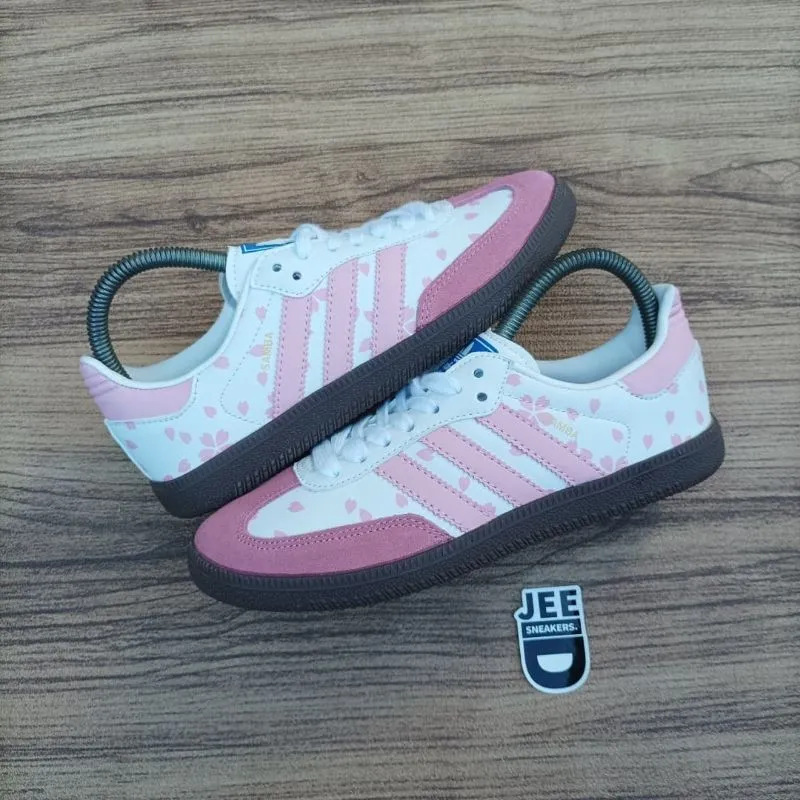 Adidas Casual Sneakers Wanita white pink photo 1