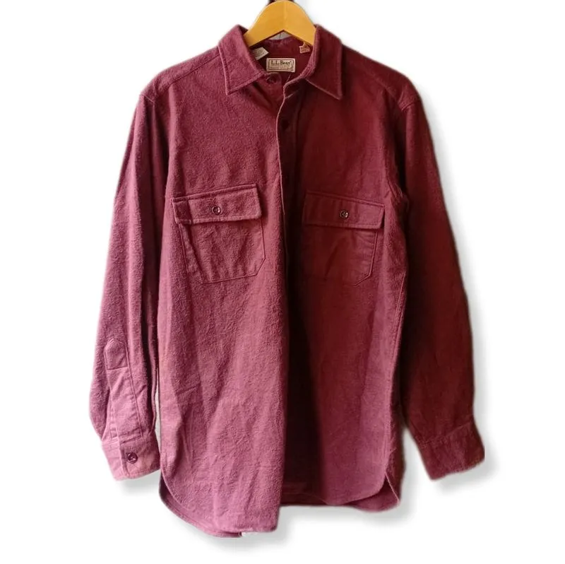 L.L.Bean Casual Casual shirt Pria red photo 1