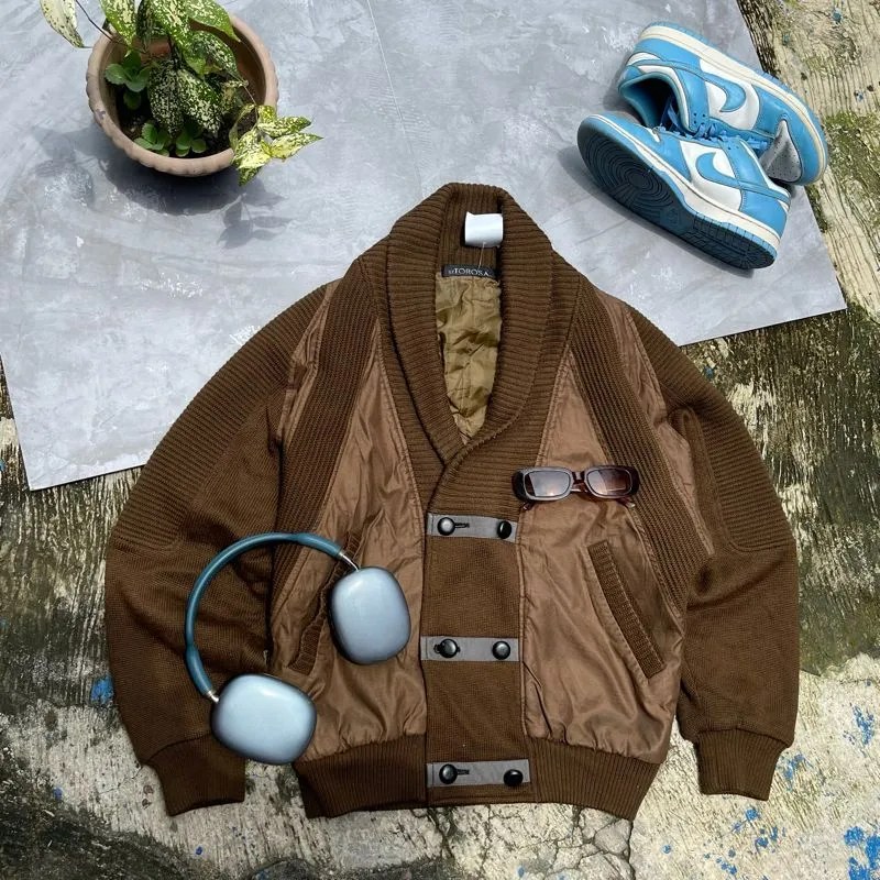 Grunge Goth Bomber jacket Pria green photo 1