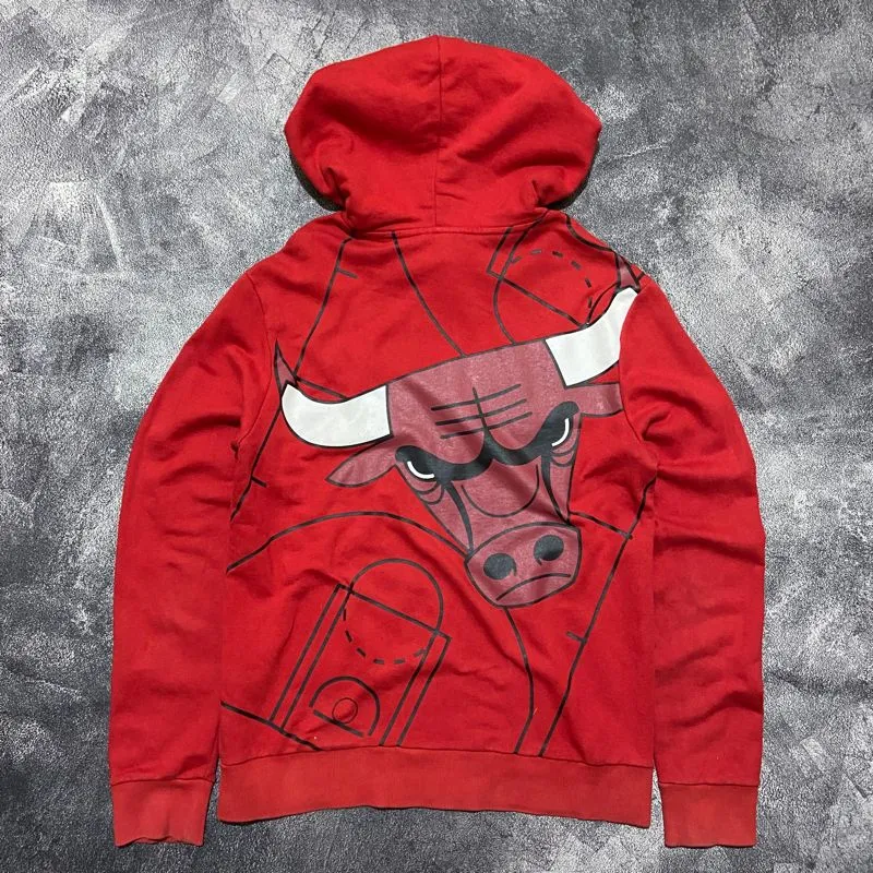 Vintage Streetwear Hoody Pria red photo 1