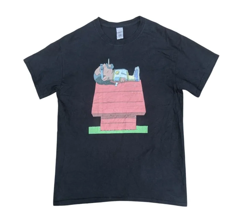 Gildan Vintage T-shirt Pria black photo 1