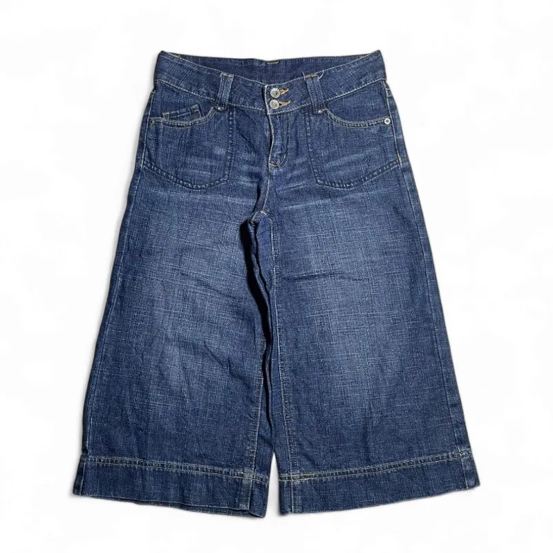 Uniqlo Vintage Y2K Short Wanita navy blue photo 1