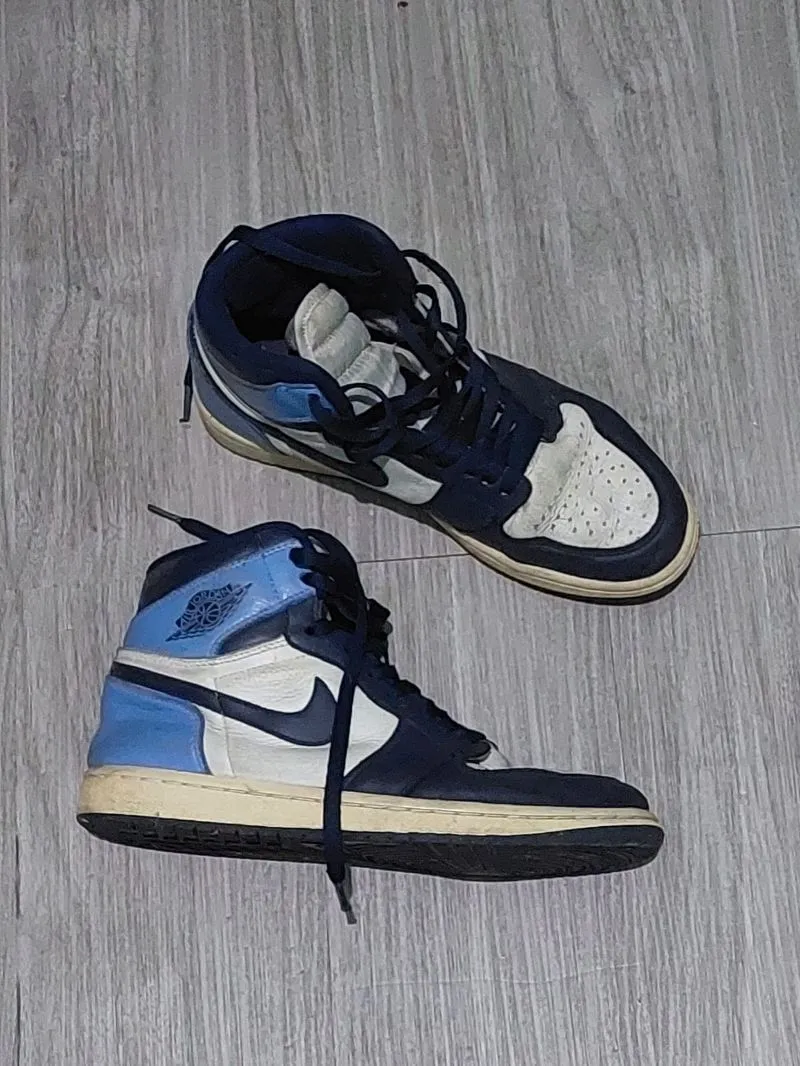 Nike Streetwear Y2K Sneakers Pria navy blue photo 1