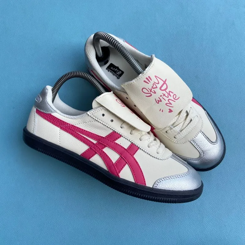 Onitsuka Tiger Casual Sneakers Wanita white pink photo 1