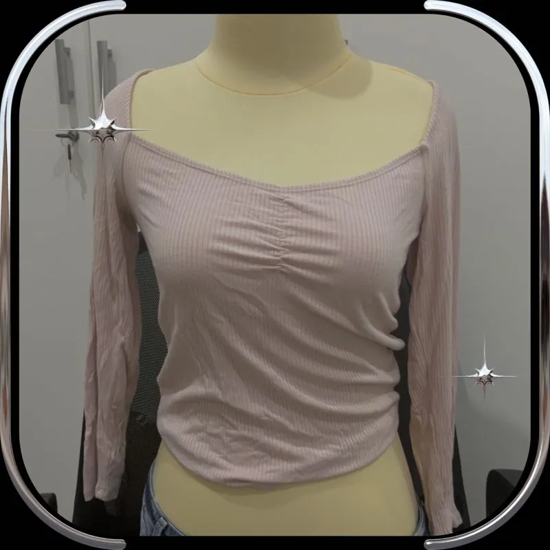 Forever 21 Coquette Shirt Wanita pink photo 1