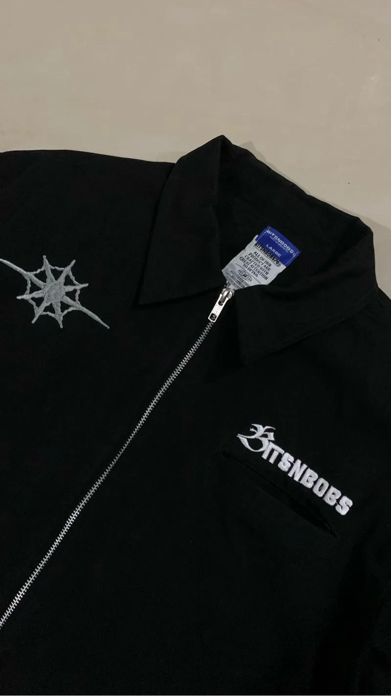 Biker Bomber jacket Pria black photo 1