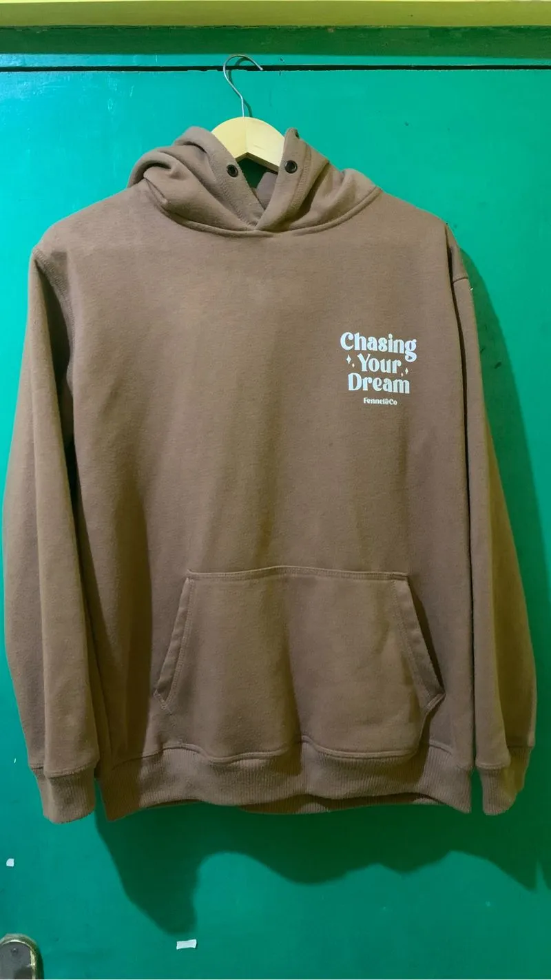 Casual Hoody Pria brown photo 1