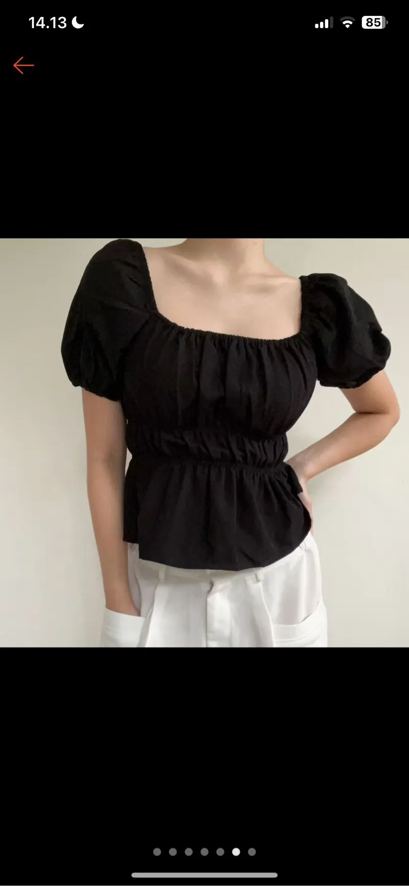Coquette Casual Blouse Wanita black photo 1