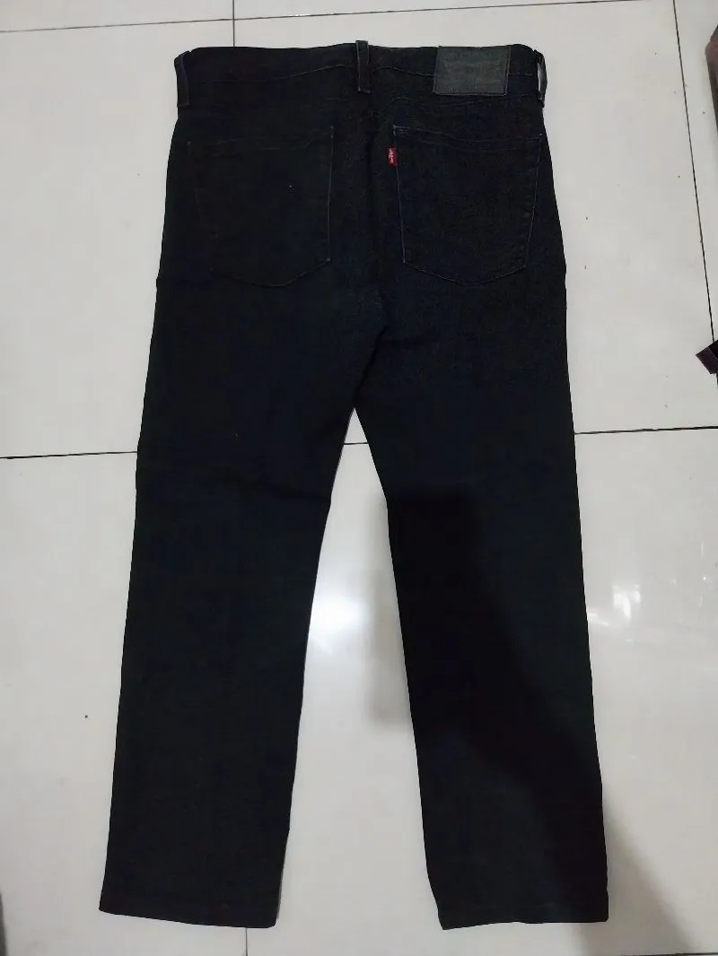 Levi's Streetwear Casual Jeans Pria black photo 1