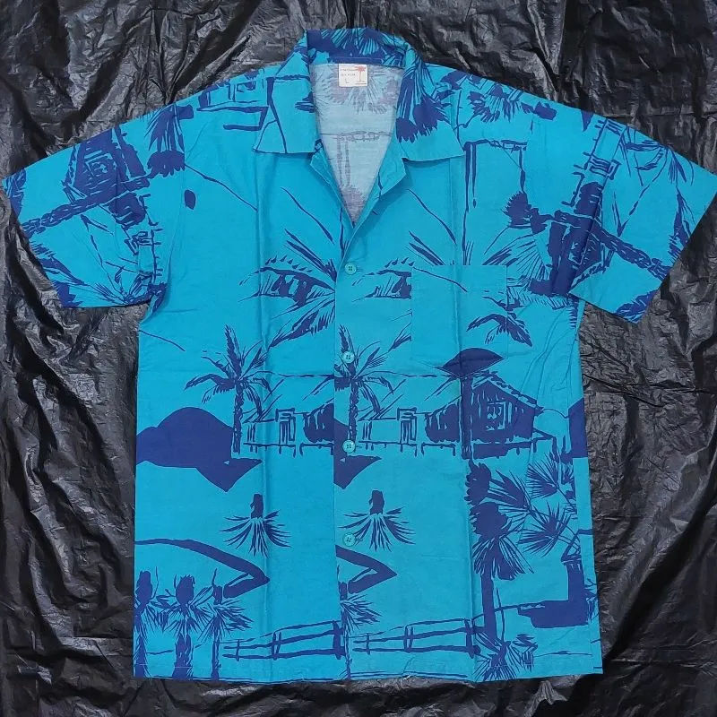 Sun Surf Vintage Casual Casual shirt Pria blue photo 1