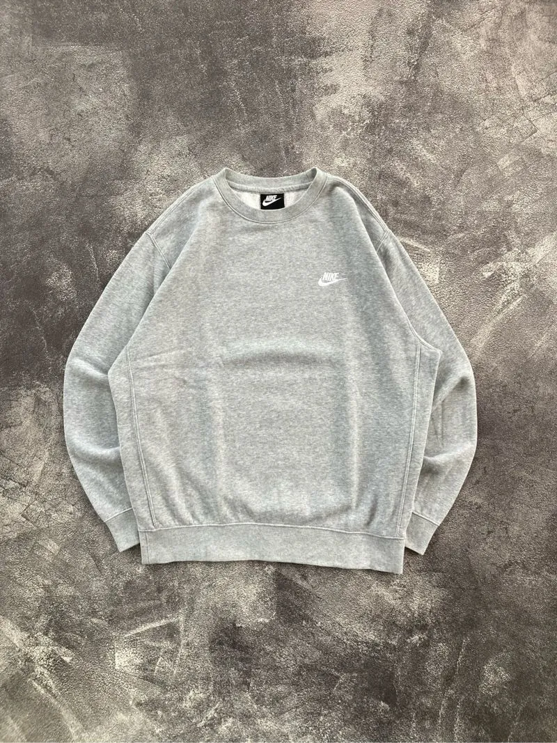 Nike Streetwear Sportswear Sweater Pria white gray photo 1