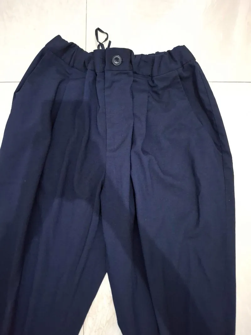 Uniqlo Minimalist Playsuit Wanita navy photo 1