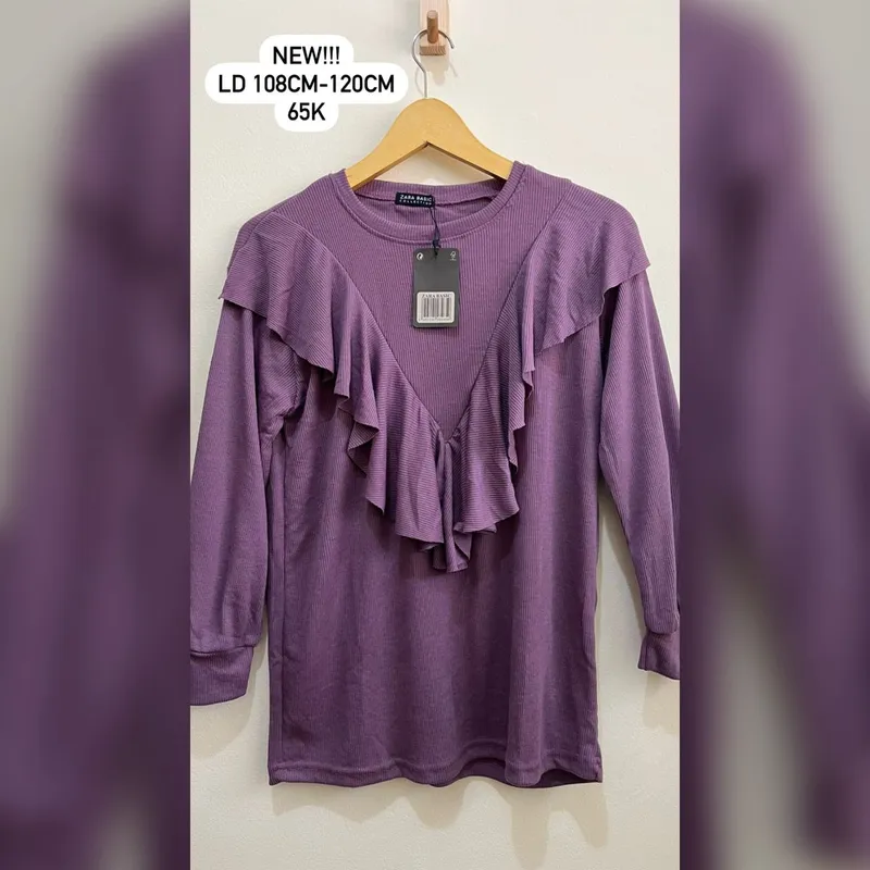 Casual Blouse Wanita purple photo 1