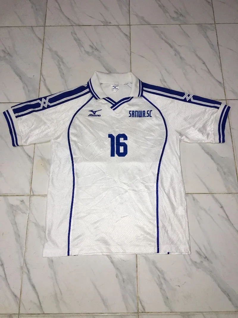 Mizuno Vintage Sportswear Jersey Pria white photo 1